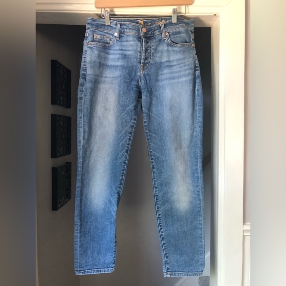 Seven for all Mankind Josefina skinny boyfriend jeans 27 - Picture 3 of 11